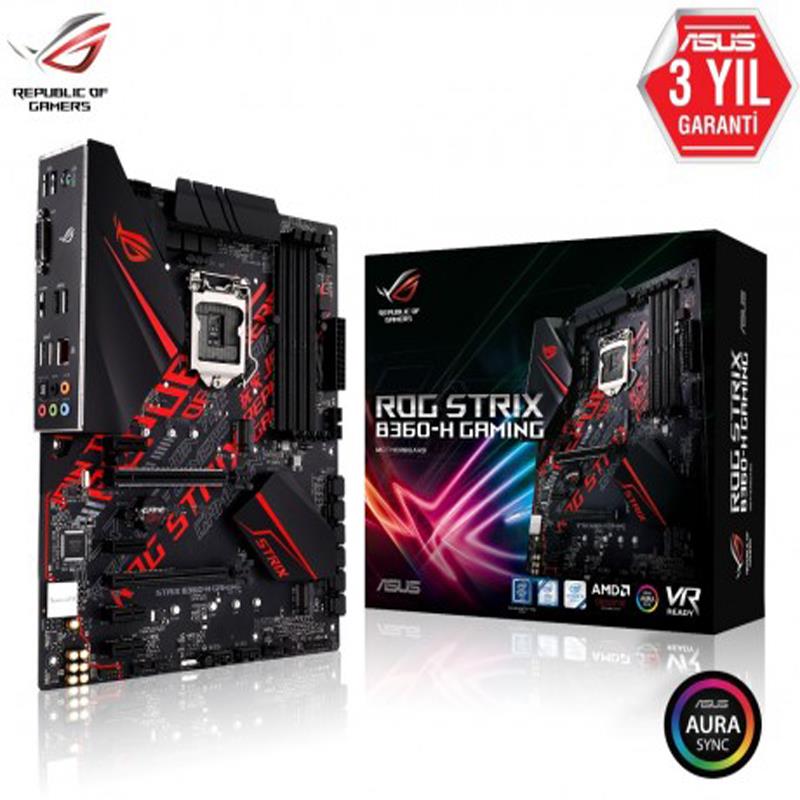 ASUS ROG STRIX B360-H GAMING RGB LED DDR4 1151p