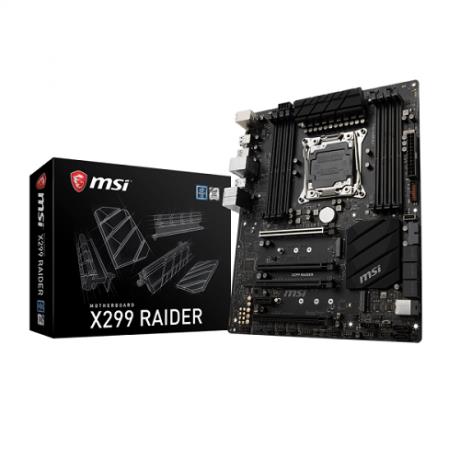 MSI X299 RAIDER DDR4 4266 M2 USB3.1 ATX 2066p