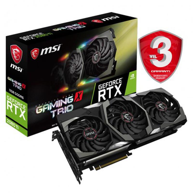 MSI RTX 2080 Ti GAMING XTRIO 11G GDDR6 352Bit