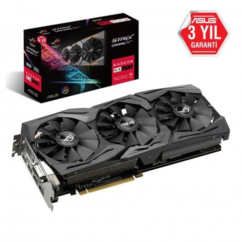 ASUS VGA STRIX-RX590-8G-GAMING 8GB GDDR5 HDMI DVI DP 256Bit