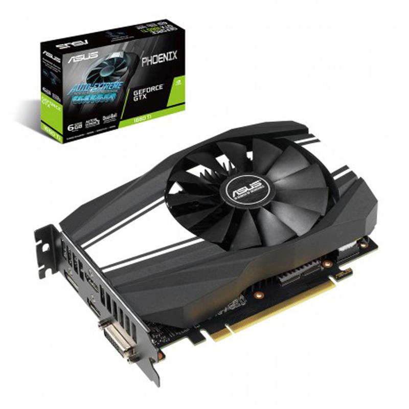 ASUS PH-GTX1660TI-6G GDDR6 192Bit HDMI DP DVI