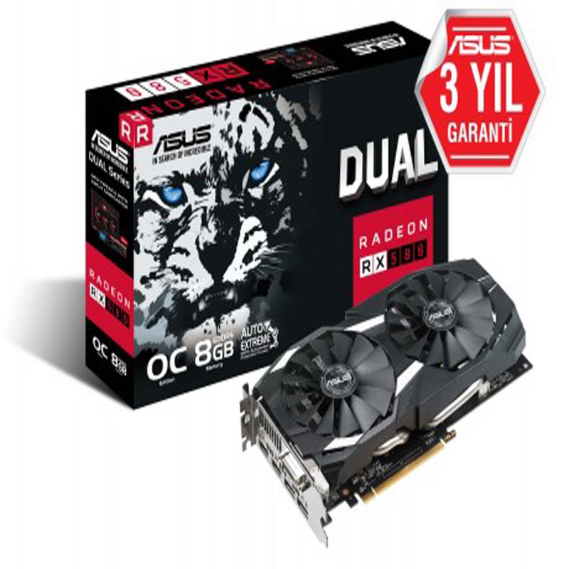 ASUS STRIX-RX580-O8G-GAMING DDR5 256Bit HDMI/DP/DV