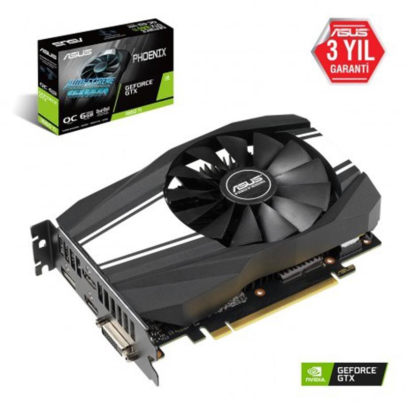 ASUS PH-GTX1660TI-O6G GDDR6 6GB 192Bit HDMI DP