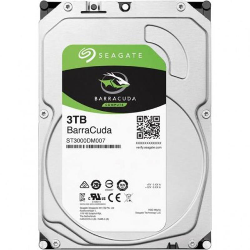 3TB SEAGATE BARRACUDA 5400RPM 64M ST3000DM007