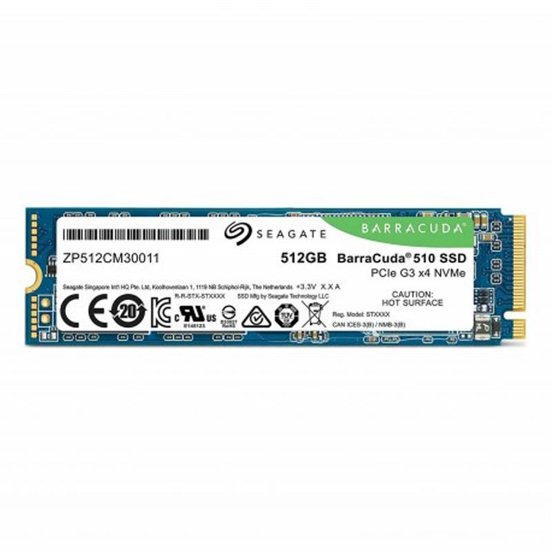 512GB SEAGATE M.2 PCIe BARRACUDA 510 SSD ZP512CM30041