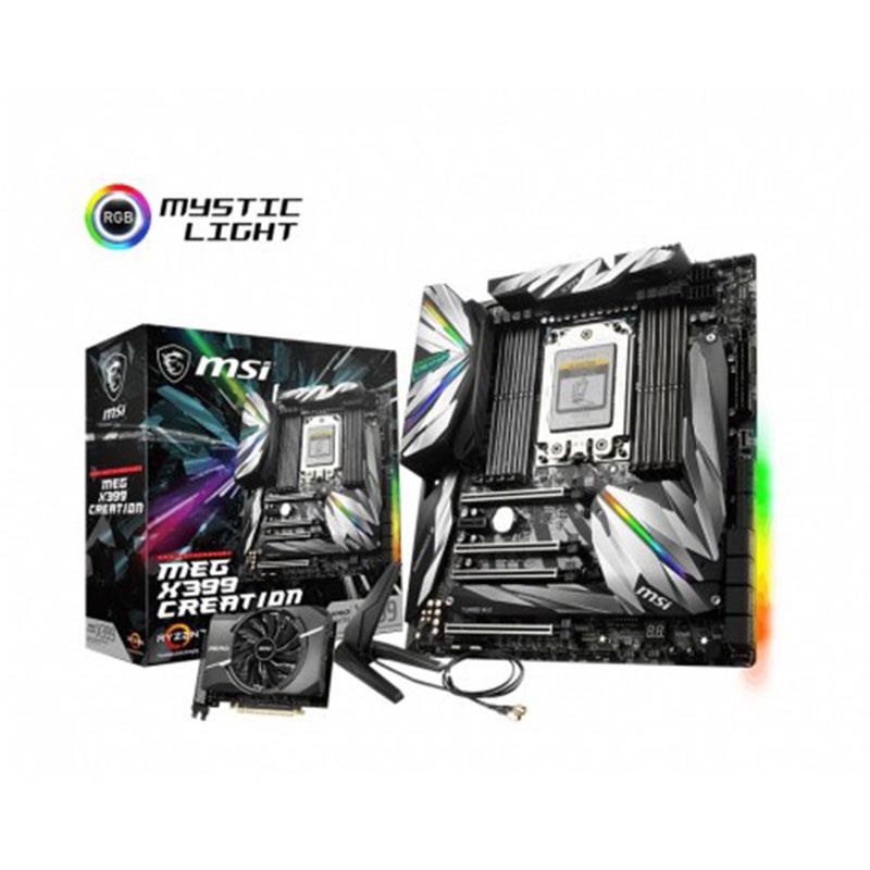 MSI X399 CREATION DDR4 3600 USB RGB WIFI ATX TR4