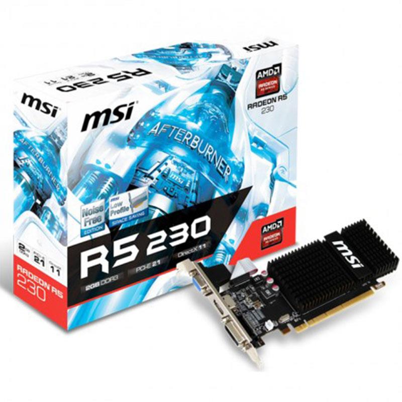 MSI R5 230 2GD3H LP 64Bit 2GB DDR3 HDMI/DVI/DVI
